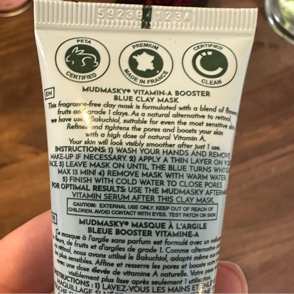 NEW Mudmasky Vitamin C Booster Blue Mud Mask - Picture 4 of 4